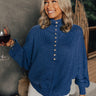 Apple Picking Pretty Knit Sweater In Autumn Sky Image - 1