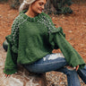 Cuddle Up With Cocoa Embellished Sweater in Green Image - 1