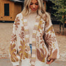 Lost In A Novel Knit Cardigan In Cream Image - 1