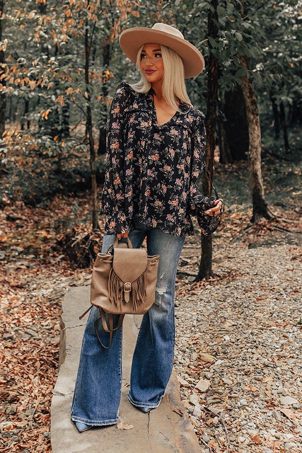 Feel The Romance Floral Shift Top Image - 2