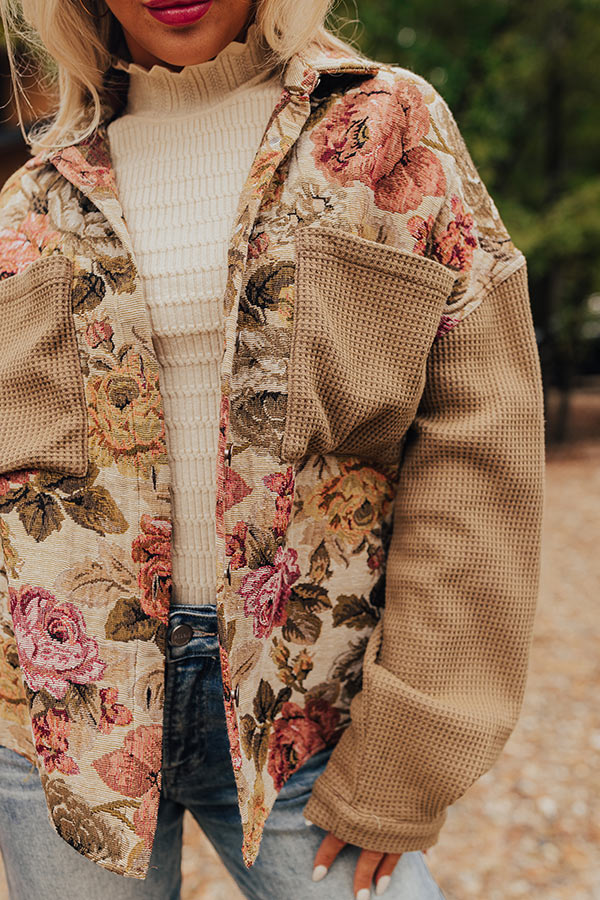 Fall Sentiments Floral Jacket Image - 2