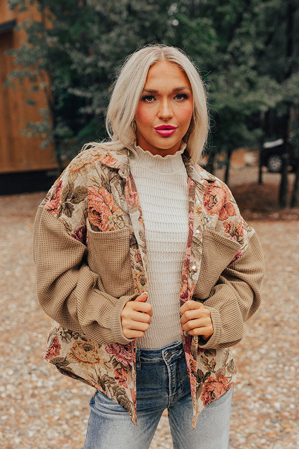 Fall Sentiments Floral Jacket Image - 1