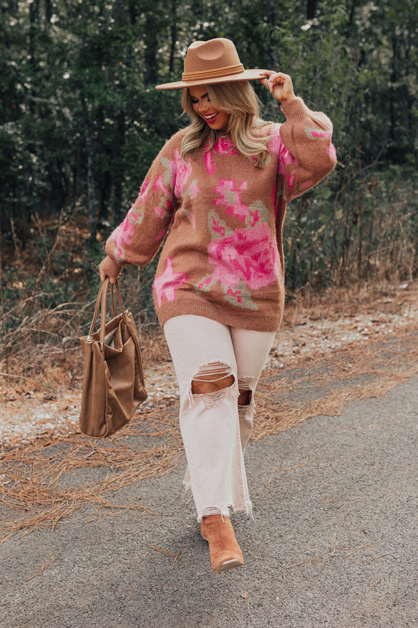 Woodland Wonderful Sweater In Iced Mocha Curves Image - 1