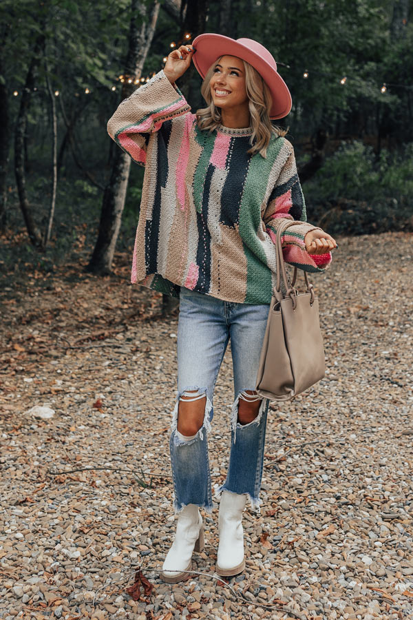 Song On Repeat Knit Sweater Image - 1