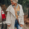 Mountain View Cable Knit Cardigan In Ivory Image - 1