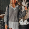 Fall Gratitude Knit Sweater Top Image - 1