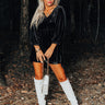 Winding Roads Velvet Babydoll Top Image - 1