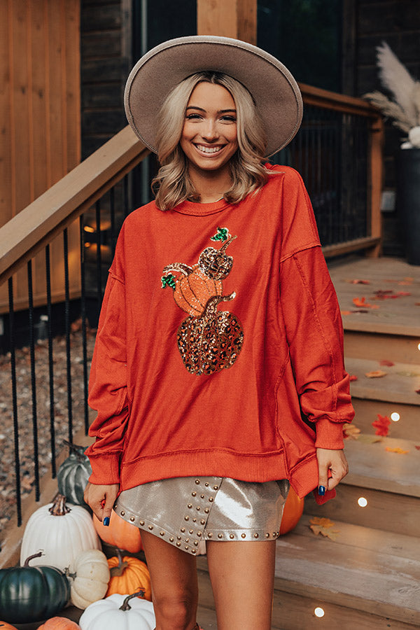 Pumpkin Patch Cutie Oversized Sweatshirt