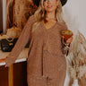 Sangria Toast Metallic Button Up Curves Image - 1