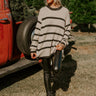 Grateful Life Stripe Knit Sweater Image - 1