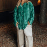 Amazing Views Velvet Top in Jade Curves Image - 1