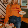 Thanksgiving Tinsel Sweater Curves Image - 1