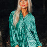 Amazing Views Velvet Top in Jade Image - 1