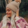 Toasty Times Fleece Lined Beanie In Iced Latte Image - 1