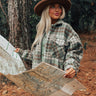 Whistling Woods Plaid Jacket In Green Image - 1