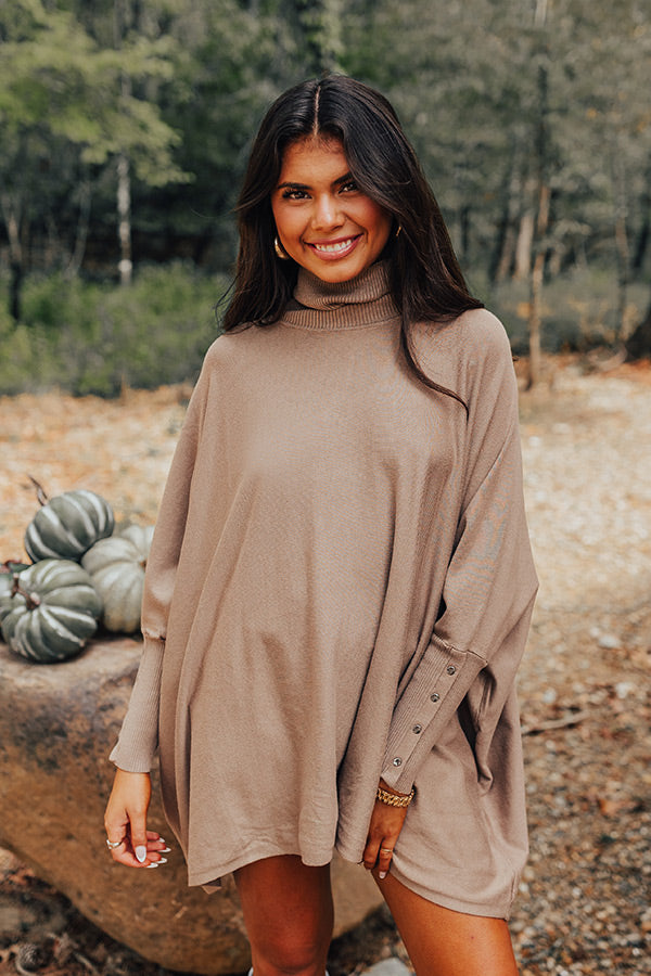 For The Record Shift Tunic In Taupe Image - 1