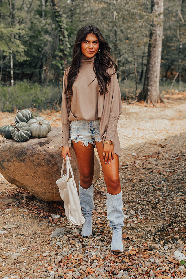 For The Record Shift Tunic In Taupe Image - 2