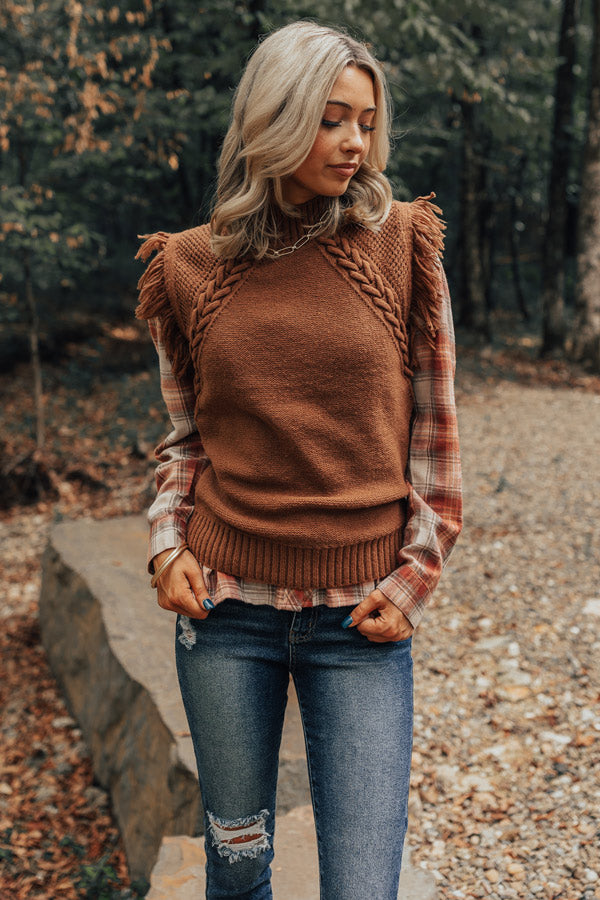 Miles To Go Knit Sweater Top Image - 2