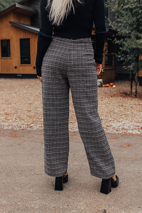 The Parker High Waist Tweed Trousers Image - 3