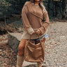 Cozy Darling Knit Sweater in Mocha Curves Image - 1