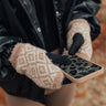 Cool Touch Tech Gloves in Taupe Image - 1