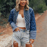 Crisp Breeze Quilted Reversible Jacket Image - 1