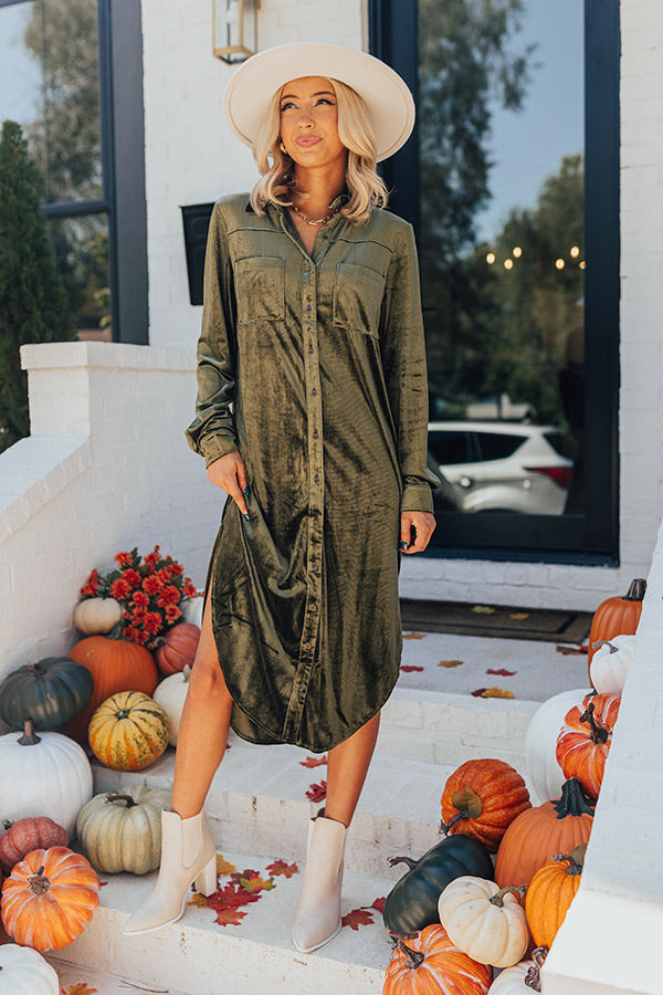 Sartorial Secrets Velvet Midi Image - 1