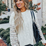 Pure Heart Cable Knit Sweater Image - 1