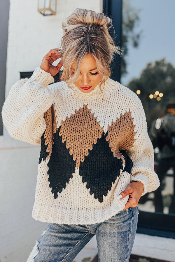 Cuddle Up At The Cabin Knit Sweater Image - 2