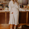 Sleek Sophistication Satin Skirt in Cream Curves Image - 1