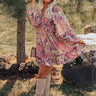 Luxe Lady Floral Babydoll Dress Image - 1