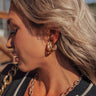 Savor The Feeling Hoop Earrings Image - 1