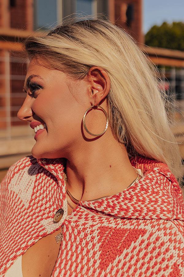Flirty Nature Hoop Earrings