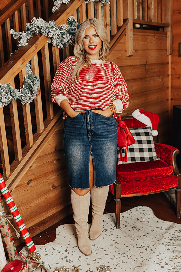 Holiday Fun Knit Sweater Curves Image - 3