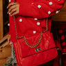 Ethereal Elegance Faux Leather Crossbody Image - 1