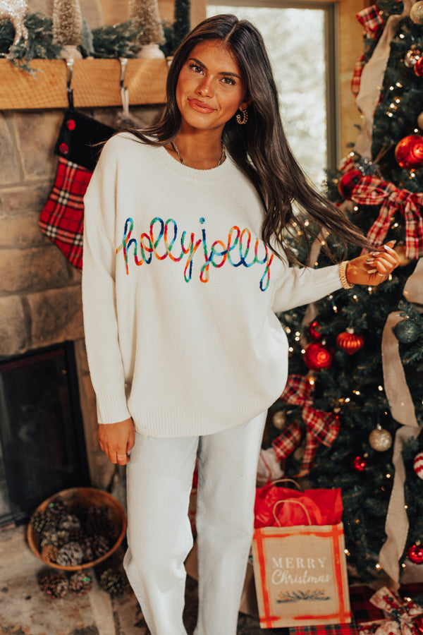 A Holly Jolly Christmas Knit Sweater Image - 1