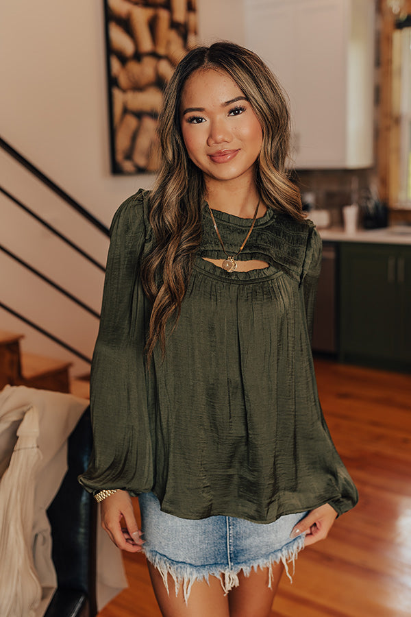 Paris Dreamer Satin Shift Top Image - 2