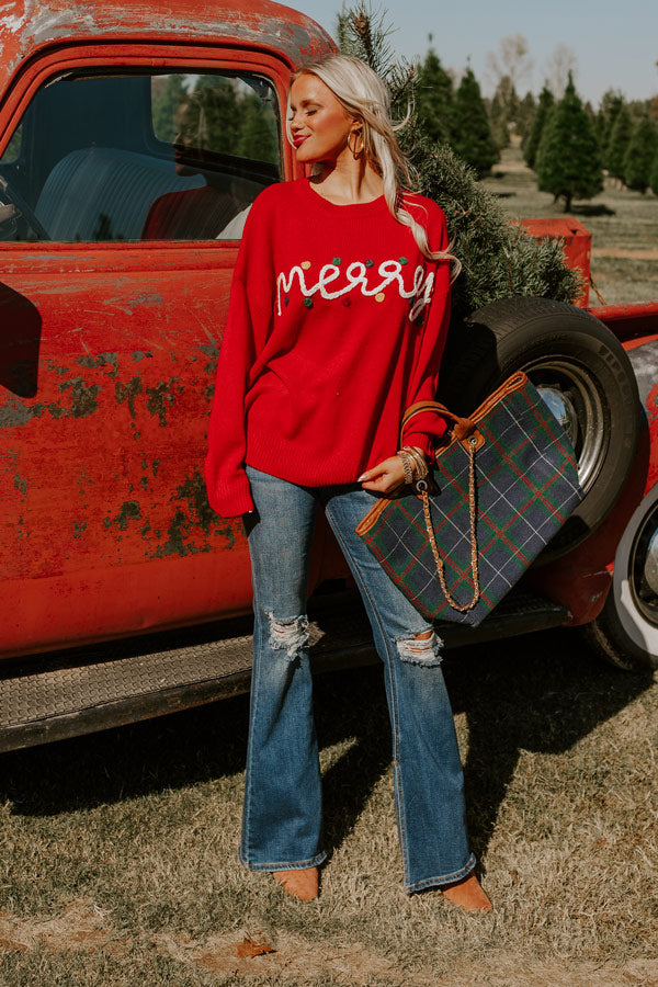 Verry Merry Knit Sweater Image - 4