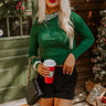 Loveland Lady Embellished Top In Green Image - 1