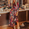Autumn Harmony Velvet Midi Image - 1