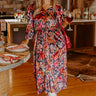 Autumn Harmony Velvet Midi Curves Image - 1