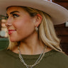 Magic Cityscape Hoop Earrings Image - 1