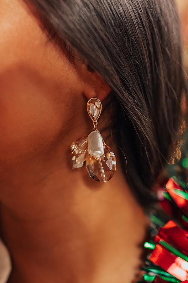 Runway Reverie Earrings In Champagne Image - 2