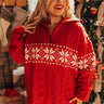 Joyful Journeys Cable Knit Sweater Curves Image - 1