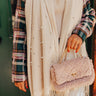 Escape To Comfort Embellished Scarf In Cream Image - 1
