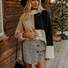 Cider Tasting Color Block Sweater in Black Image - 1
