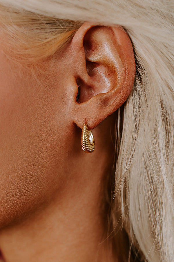 Living In The Moment Hoop Earrings Image - 2