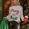 Merry And Bright Tinsel Sweater Image - 1