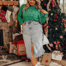 Jolly Graphic Tee In Green Curves Image - 1