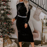 Luxury Line Velvet Skirt Image - 1